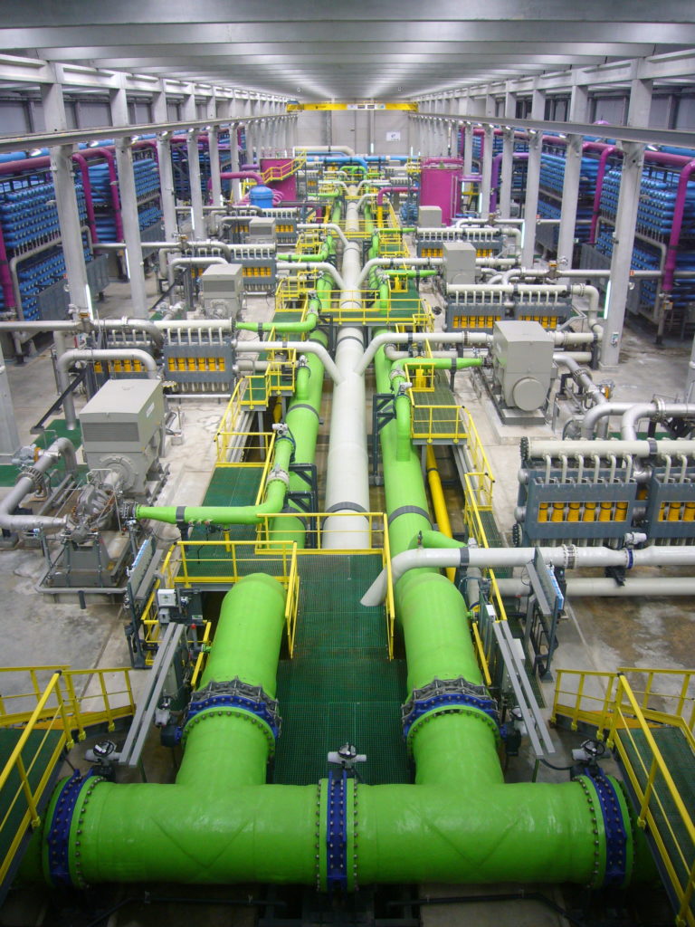 Picture of a reverse osmosis plant